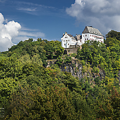 Schloss Wolkenstein im Spätsommer