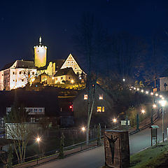 Burg Scharfenstein am Adventsabend 4