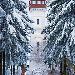 Der Pöhlbergturm im Winter