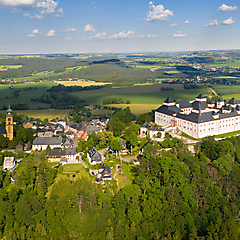 Augustusburg mit Ort und Schloss