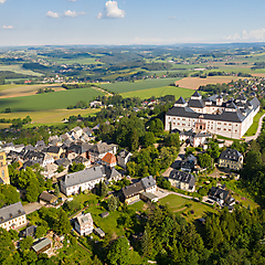 Augustusburg mit Ort und Schloss 2